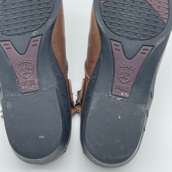 Ariat Women's Brown Leather Slip-On Back-Strap Comfort Clogs  #10023106 - Size 6 - Picture 6 of 14